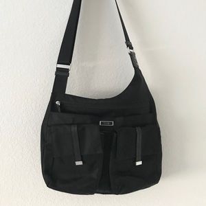Tumi Black Nylon Crossbody Bag